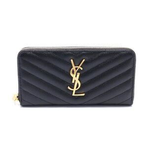 Yves Saint Laurent Monogram Leather Wallet